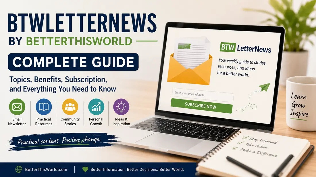 BTWLetterNews by BetterThisWorld Website