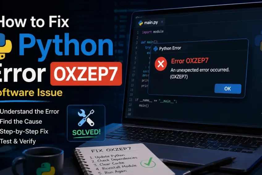 How to Fix Python Error OXZEP7 Software Issue