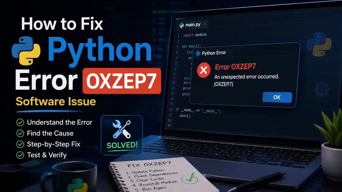 How to Fix Python Error OXZEP7 Software Issue