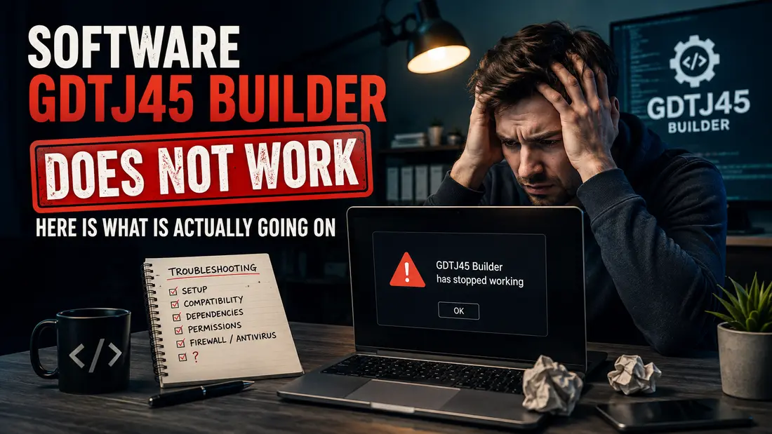 Software GDTJ45 Builder Does Not Work Software GDTJ45 Builder Does Not Work