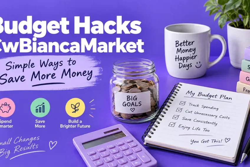 Budget Hacks CwBiancaMarket Simple Ways to Save More Money