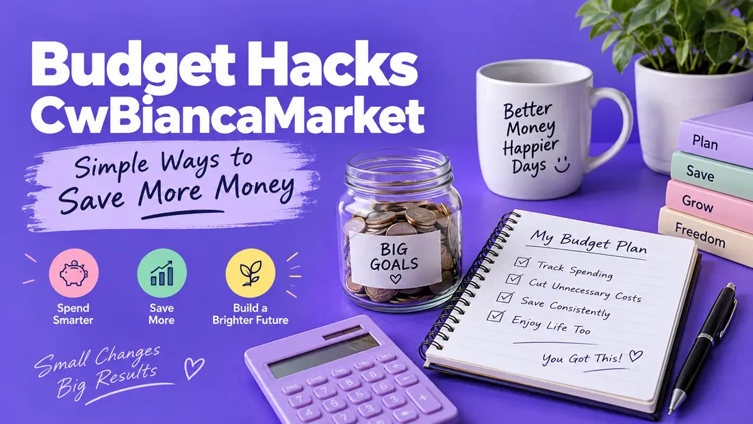 Budget Hacks CwBiancaMarket Simple Ways to Save More Money