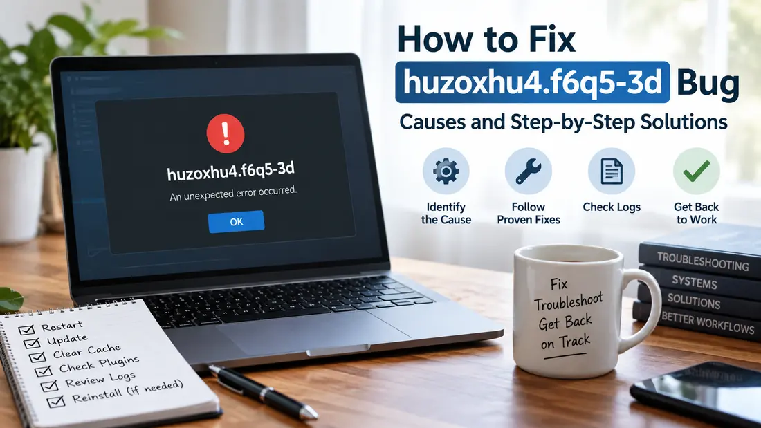 How to Fix huzoxhu4.f6q5-3d Bug