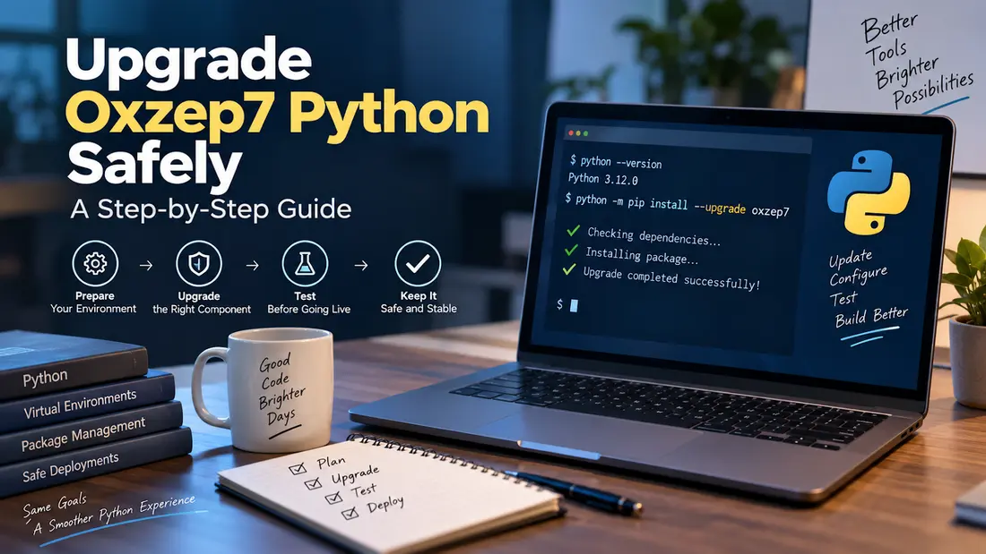 Upgrade Oxzep7 Python Safely